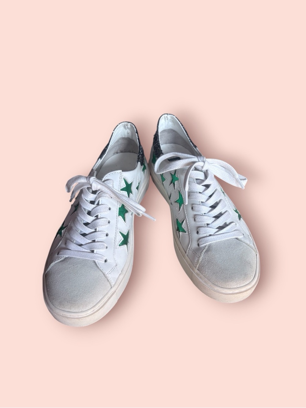 DEPARTMENT OF FINERY Italian Leather Stella Star Sneakers $250